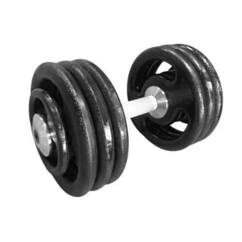 Dumbell Anilha Monobloco Emborrachado — Peg. Emborrachada atacado