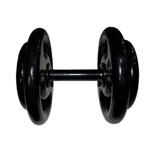 Dumbell Anilha Montado Emborrachado — Peg. Emborrachada atacado