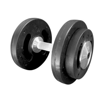 Dumbell Sext. Monobloco Injetado — Peg. Cromada atacado