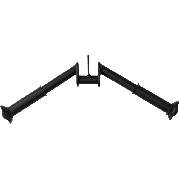 Puxador V Preto Longo (546mm)